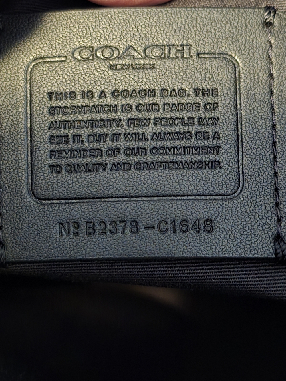 Coach Black Ellie File Bag (C1648) - Picture 5 of 5